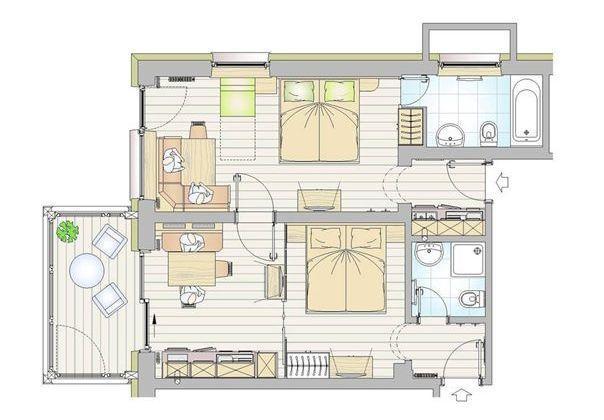 Apartments Chalet Ciufdlton Calfosch Chambre photo